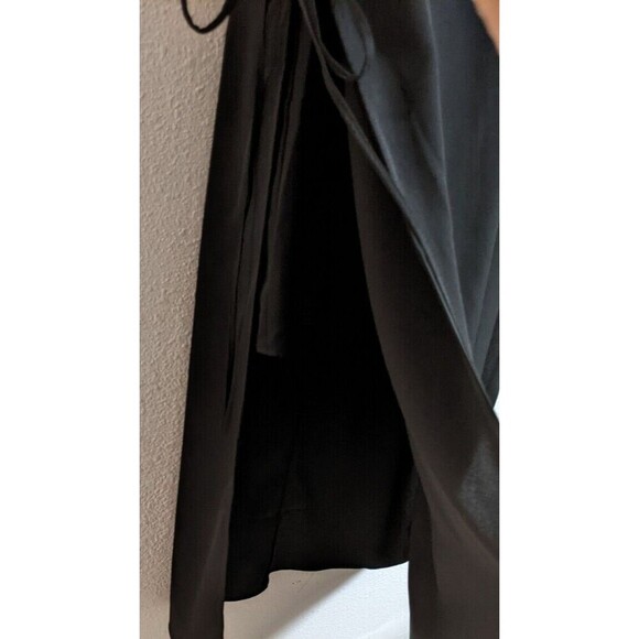 Women's City Chic Black Side Slit Lace Up Sleeveless Dress M/18 - Picture 8 of 13